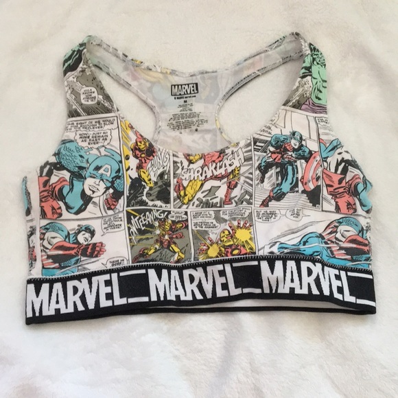 marvel sports bra